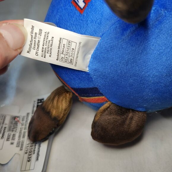 Rally Heads OKC Thunder Rumble The Bison Plush Collectible 5" NBA Mascot Toy - Picture 7 of 8